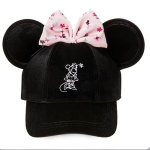 Minnie Mouse Velvet Ear Baseball Cap for Women